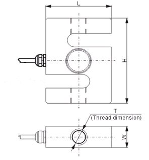 Digital force gauge with external cell FH 1 kN, 0.5 N