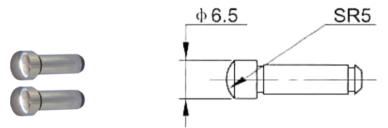 Spare measuring anvil for micrometer 1000~2000 mm