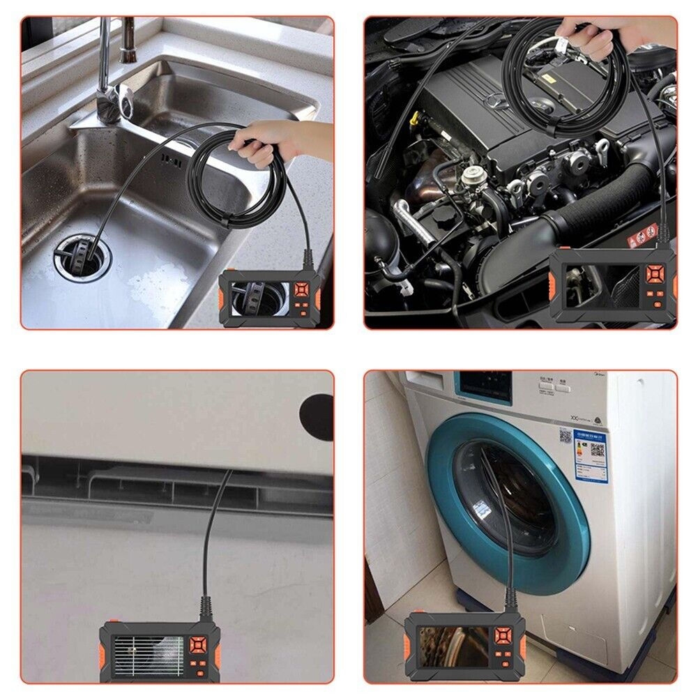 Endoscope photovidéo 1080P, écran 4,3", Ø5.5 mm x 2 m