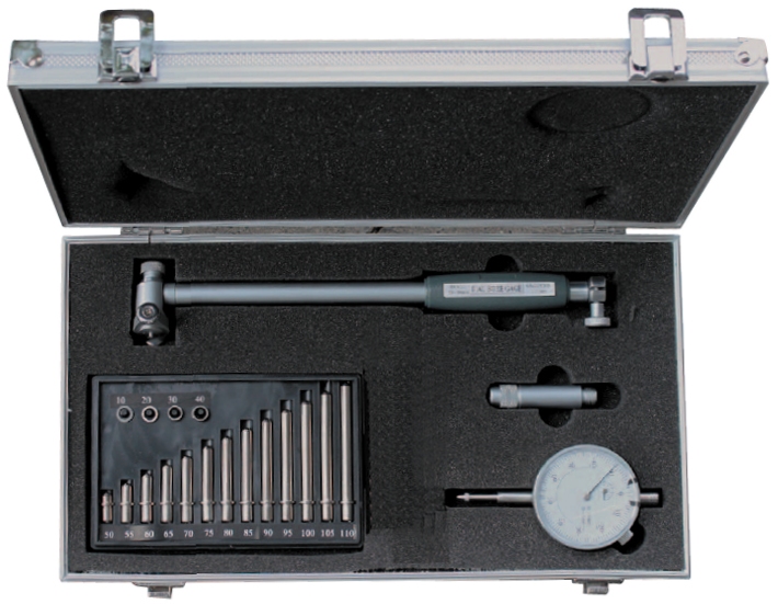 Jauge d'alésage analogique 0.01 mm, 50~160 mm, 150 mm