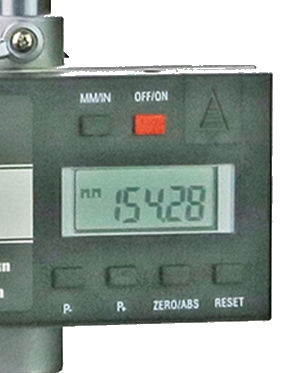 Digital height measuring/tracing gauge 2 col., 600/0.01 mm