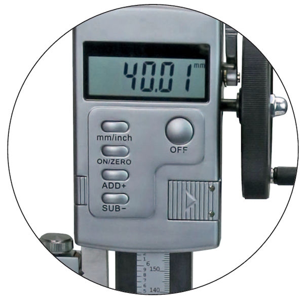 Jauge digitale de mesure/traçage de la hauteur, 300/0.01 mm