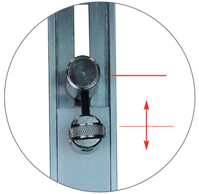 Height measuring/tracing gauge & magnifier,1000/0.05 mm