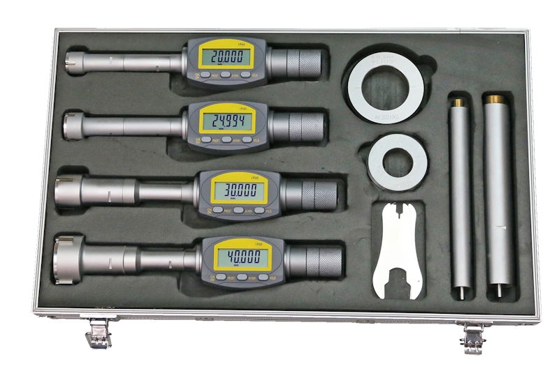 Set of tree-point internal micrometer D, 50~100 mm, 0.001 mm