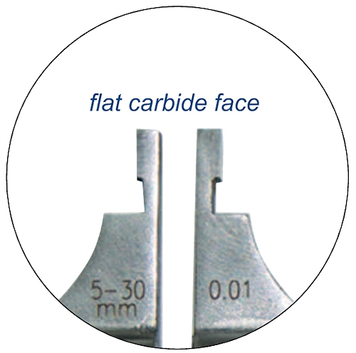 Set internal micro., flat measuring face, 5~100 mm, 0.01 mm