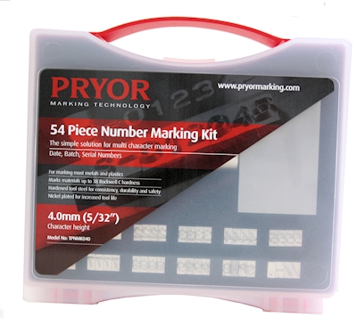 54 characters kit PRYOR, h=4.0 mm