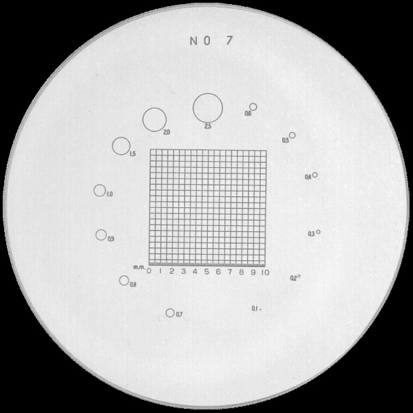 Kit measuring magnifier PEAK 1975, 7x, 20/0.1 mm