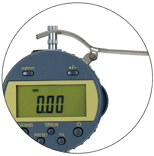 Lift frame for dial gage, lift length about 12,7 mm