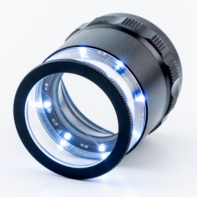 Loupe de mesure KITOTEC KIMAG-10, 10x, 30/0.1 mm, LED