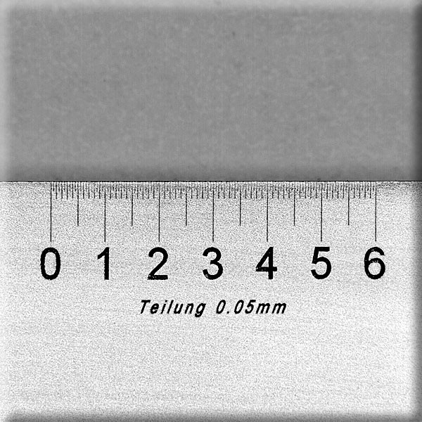 Measuring crack magnifier RL-12, 12x, 6/0.05 mm