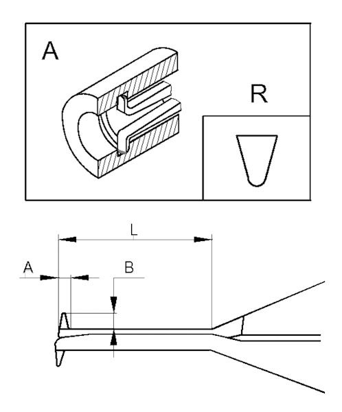 Inside measurement by arm, 30-50/0.01 mm