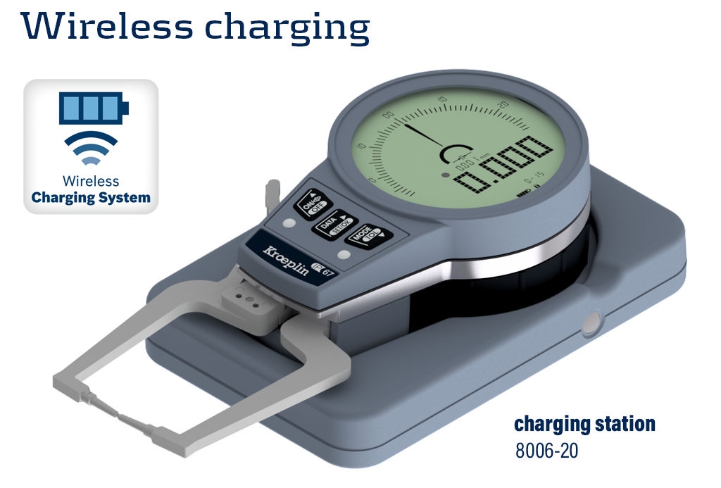 Electronic external gauge C015S, 0~15 / 0,001 / 45 mm / chisel R 0.4 mm