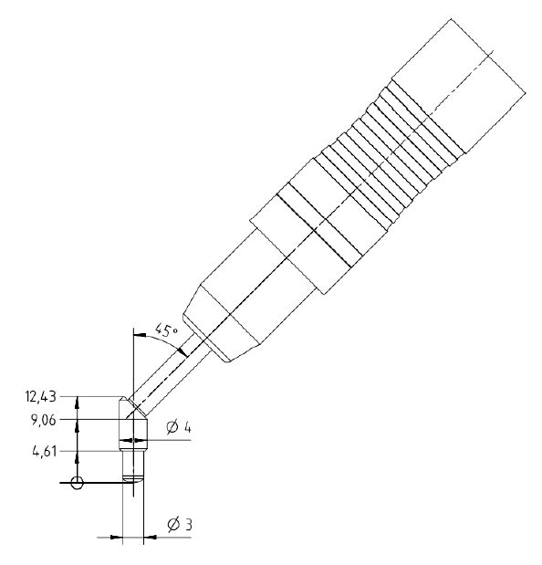 Digital coating thickness gauge MiniTest 735 N0.3M-45°