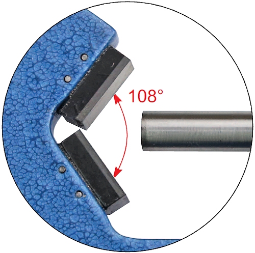 5 points micrometer, 25~45 mm