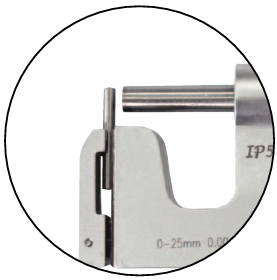 Micrometer with interchangeable anvils 0~25 mm