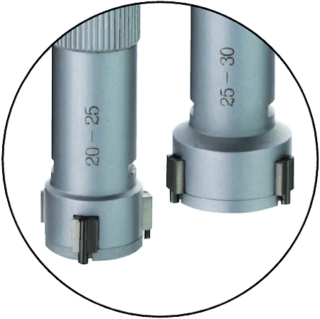 Micromètre D d'intérieur 3 points, 20~30 mm, 0.001 mm
