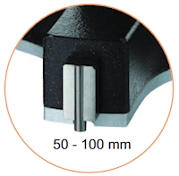 Micromètre d'intérieur 3 points, 87~100 mm, 0,005 mm