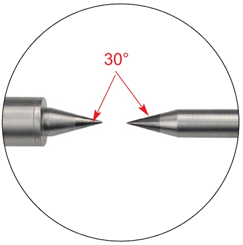 Micromètre digital à 2 pointes 30°, 5~100 mm