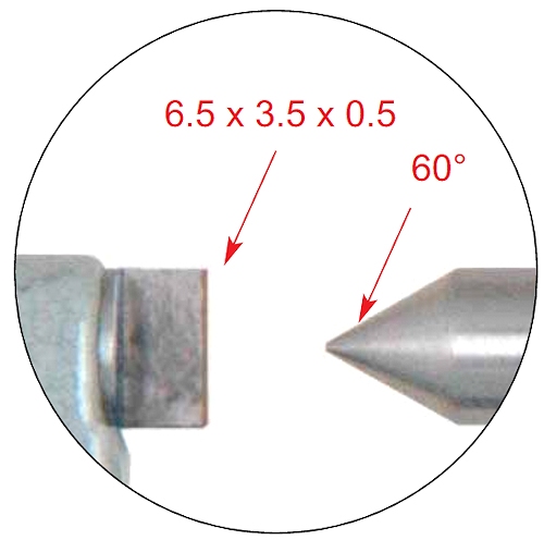 Digital point 60°/blade micrometer 0~25 mm
