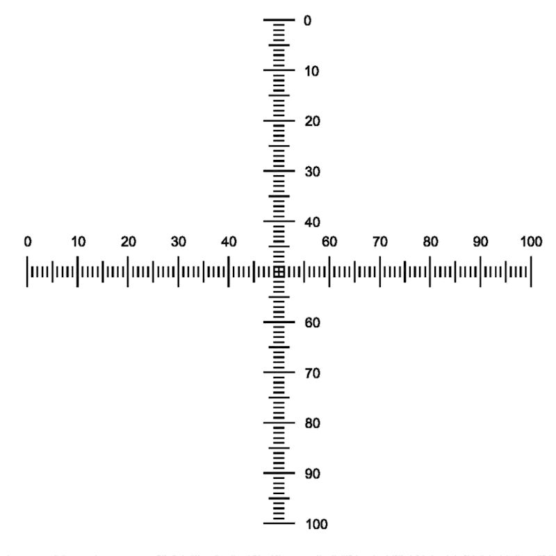 Stage micrometer transmitted light S16, 1/0.01 mm