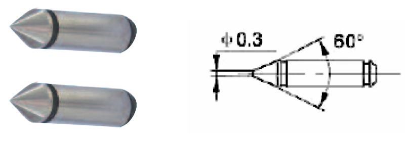 Universal micrometer D with interchangeable inserts 0~25 mm