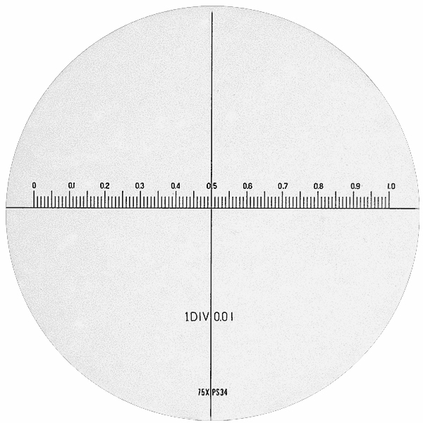 Measuring microscope PEAK 2008, 75x