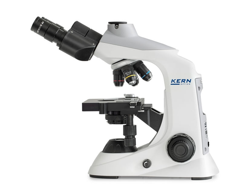 Trinocular microscoop in doorvallend licht OBE 134, 4/10/40/100