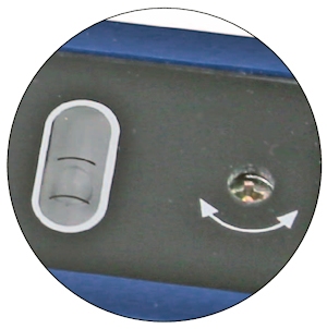 Niveau à bulle de précision 2 axes, 80x80x20 mm, 0.02 mm/m