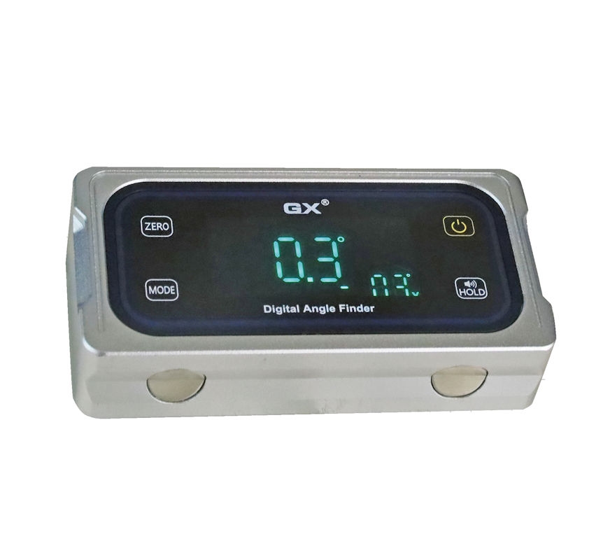 Niveau électronique 2 axes, 100x50x23 mm, base magnétique, 4x90°, 0.1°