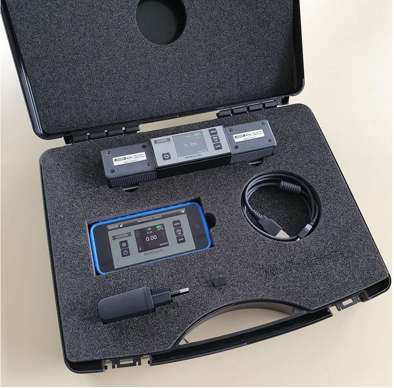 Digital clinometers MICROLEVEL, 200 mm, 0.005 mm/m