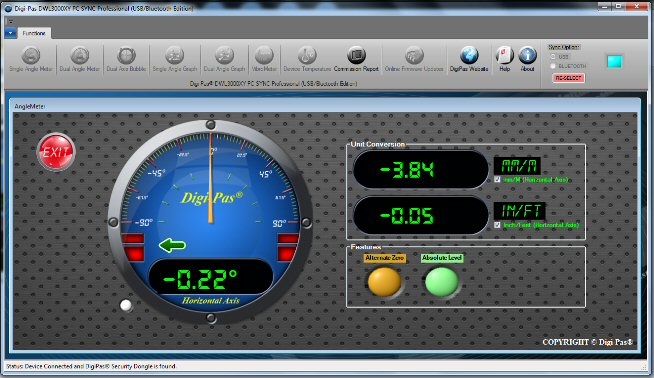 2-Axis Ultra Precision Digital Level DWL 8500XY, 1 Arcsec