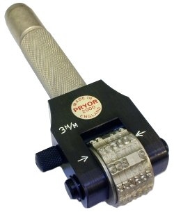 Numéroteur manuel, 4 roues,  h=1.5 mm