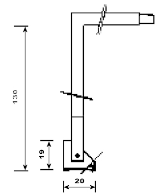 Taster TH met glijder, meeting in diepte tot 130 mm, 5 µm/90