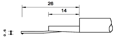 Tracer BZFH without skid for bore measurement 0.8 , 5 µm/90°