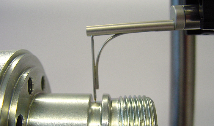 Tracer without skid, bore measurement NFH, X=3 mm, 2 µm/60°