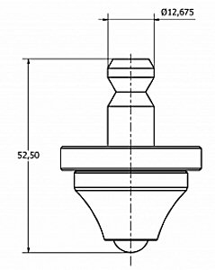 Intender Brinell Avery 6403, Ø 10 mm, carbide