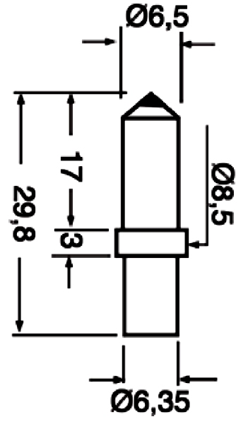 Indruklichaam Micro Vickers diam, REICHERTER KL2