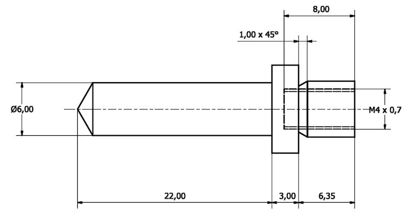 Indruklichaam Rockwell diamant, INDENTEC Extended