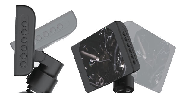 Flexible photo-video-endoscope 2 axis,  Ø2.8 mm, 1.2 m