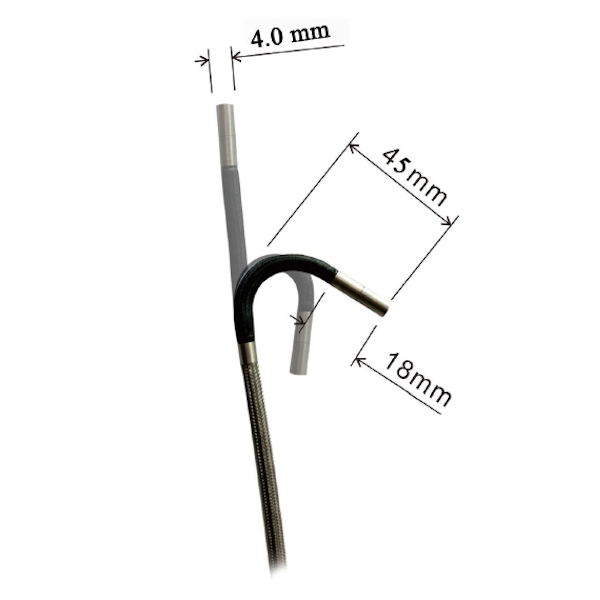 Flexible photo-video-endoscope 4 axis, Ø4.0 mm, 1.5 m, 5"