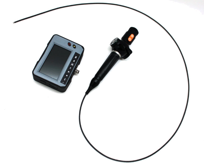 Soepel foto-video-endoscoop 2 assen,  Ø5.5 mm, 1.5 m, rvs
