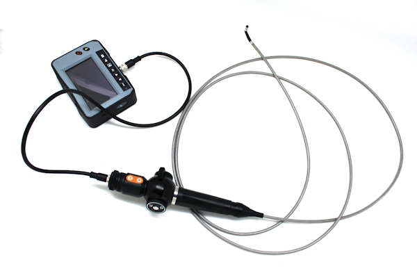 Soepel foto-video-endoscoop 2 assen,  Ø6.0 mm, 1.5 m, tung.