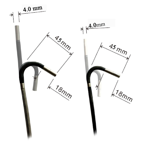 Photo Video endoscope flexible 4 axes, Ø4.0 mm, 1.5 m, 5"