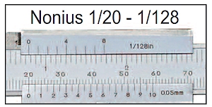 Schuifmaat eco, 150 mm, 40/17 mm, 1/20, rec