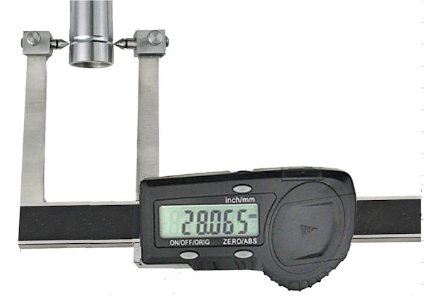 Digital caliper with interchangeable tips 0~50 mm, 50 mm