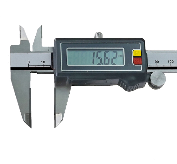 Digital caliper ABS, 150/40 mm, 3V, Ø 1.6 mm, IP67