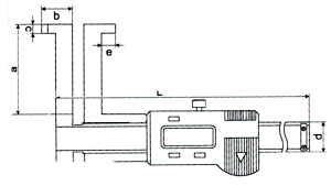 Digital caliper, 23~200 mm, 70 mm, 3V, IGC