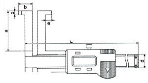 Digitale schuifmaat, 33~300 mm, 110 mm, 3V, IGC