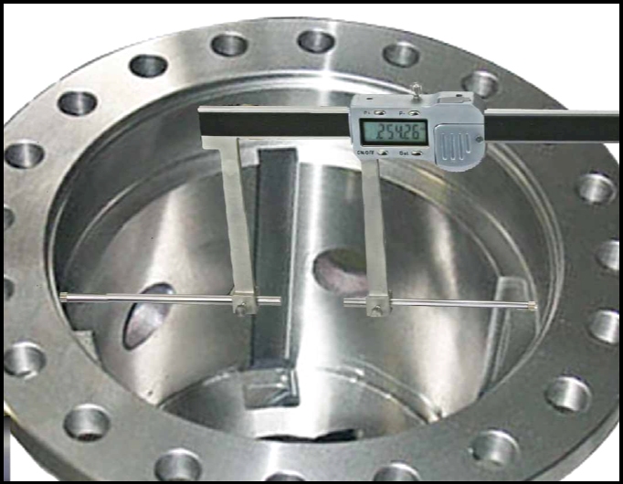 Digital universal caliper, 0~150 mm, 45 mm, 3V