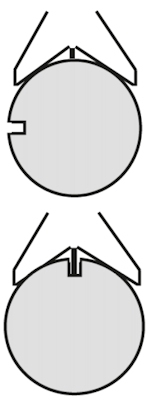 Depth caliper, digital, 50x100 mm, 120°, 0.01 mm, PB